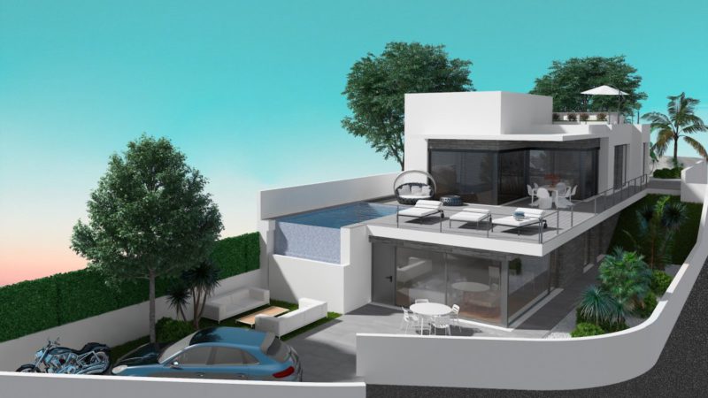 Nieuwbouw Villa Te koop in San Miguel De Salinas in Spanje, gelegen aan de Costa Blanca-Zuid