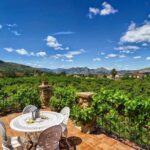 Zicht over vallei vanaf Villa Te koop in Pedreguer in Spanje, gelegen aan de Costa Blanca-Noord