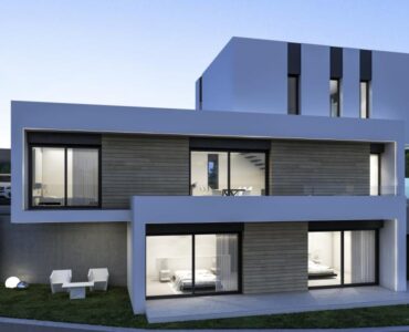 Vooraanzicht luxe Nieuwbouw Villa Te koop in Benissa in Spanje, gelegen aan de Costa Blanca-Noord