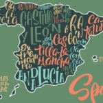 kaart Spanje
