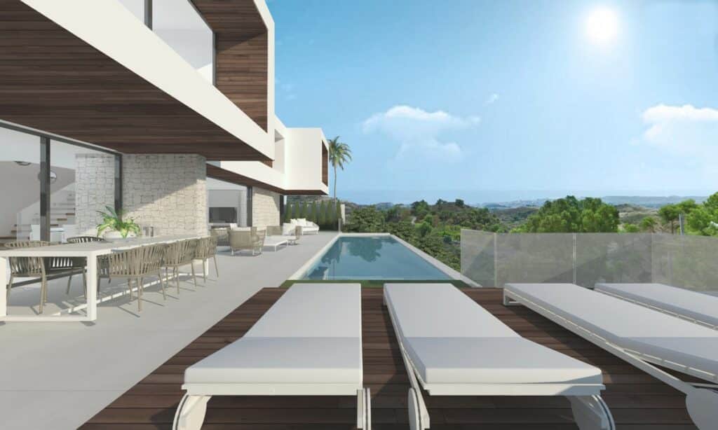 Nieuwbouw Villa Te koop in Mijas in Spanje, gelegen aan de Costa del Sol-Centro