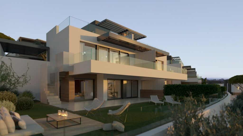 Nieuwbouw Huis Te koop in Estepona in Spanje, gelegen aan de Costa del Sol-West