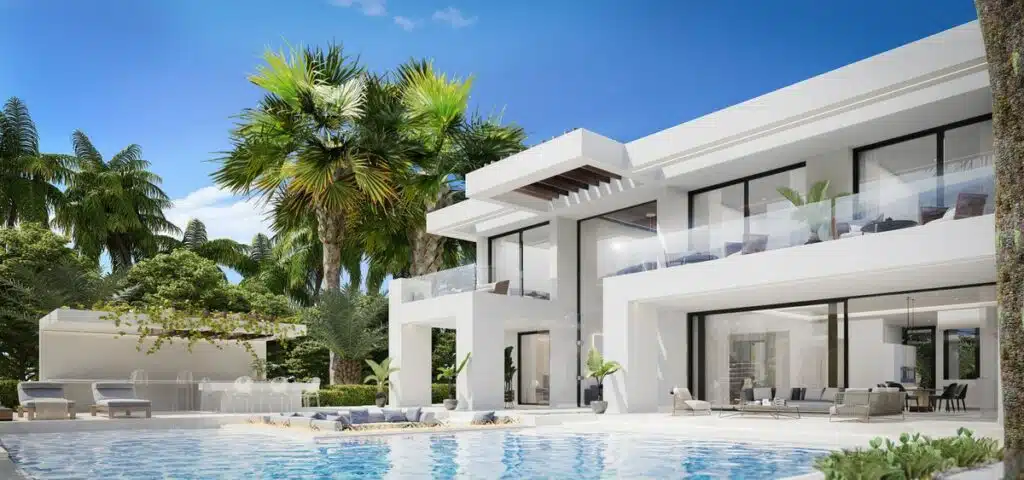 Nieuwbouw Villa Te koop in New Golden Mile in Spanje, gelegen aan de Costa del Sol-West