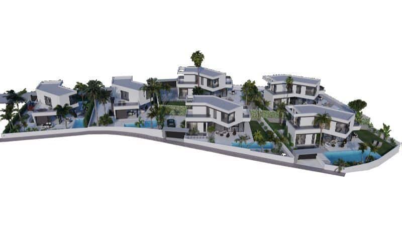 Nieuwbouw Villa Te koop in Benidorm in Spanje, gelegen aan de Costa Blanca-Noord