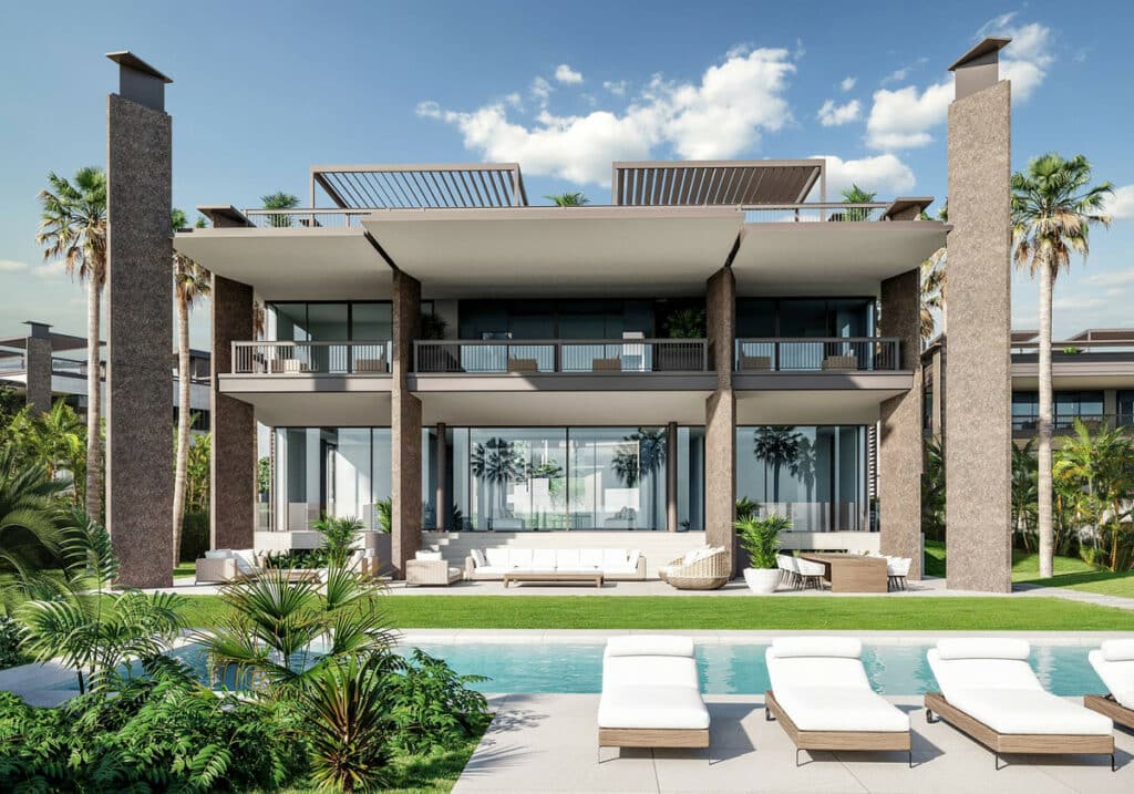 Nieuwbouw Villa Te koop in Nueva Andalucia in Spanje, gelegen aan de Costa del Sol-West
