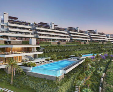 Nieuwbouw appartementsgebouw in Benahavis in Spanje, gelegen aan de Costa del Sol-West
