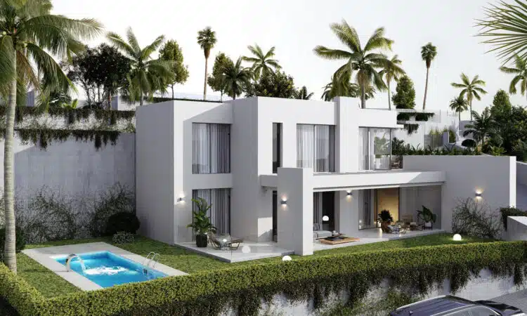 Nieuwbouw Villa Te koop in Mijas in Spanje, gelegen aan de Costa del Sol-Centro
