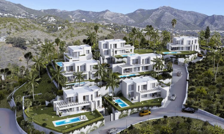 Nieuwbouw Villa Te koop in Mijas in Spanje, gelegen aan de Costa del Sol-Centro