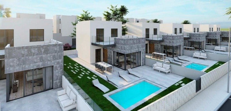 Nieuwbouw Villa Te koop in Torrevieja in Spanje, gelegen aan de Costa Blanca-Zuid