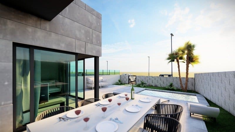 Nieuwbouw Villa Te koop in Torrevieja in Spanje, gelegen aan de Costa Blanca-Zuid