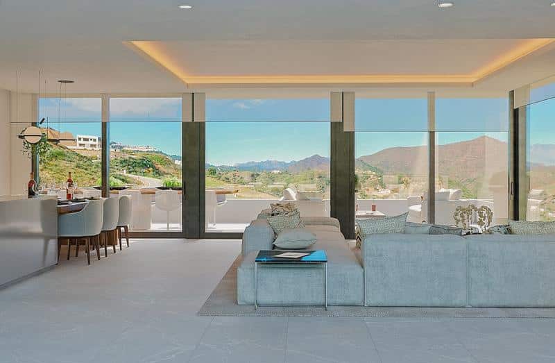 Nieuwbouw Villa Verkocht in Mijas Costa in Spanje, gelegen aan de Costa del Sol-Centro