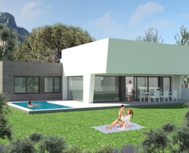 Nieuwbouw Villa Te koop in Polop in Spanje, gelegen aan de Costa Blanca-Noord