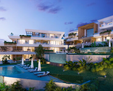 Overzicht complex Nieuwbouw Appartementen Te koop in Marbella in Spanje, gelegen aan de Costa del Sol-West