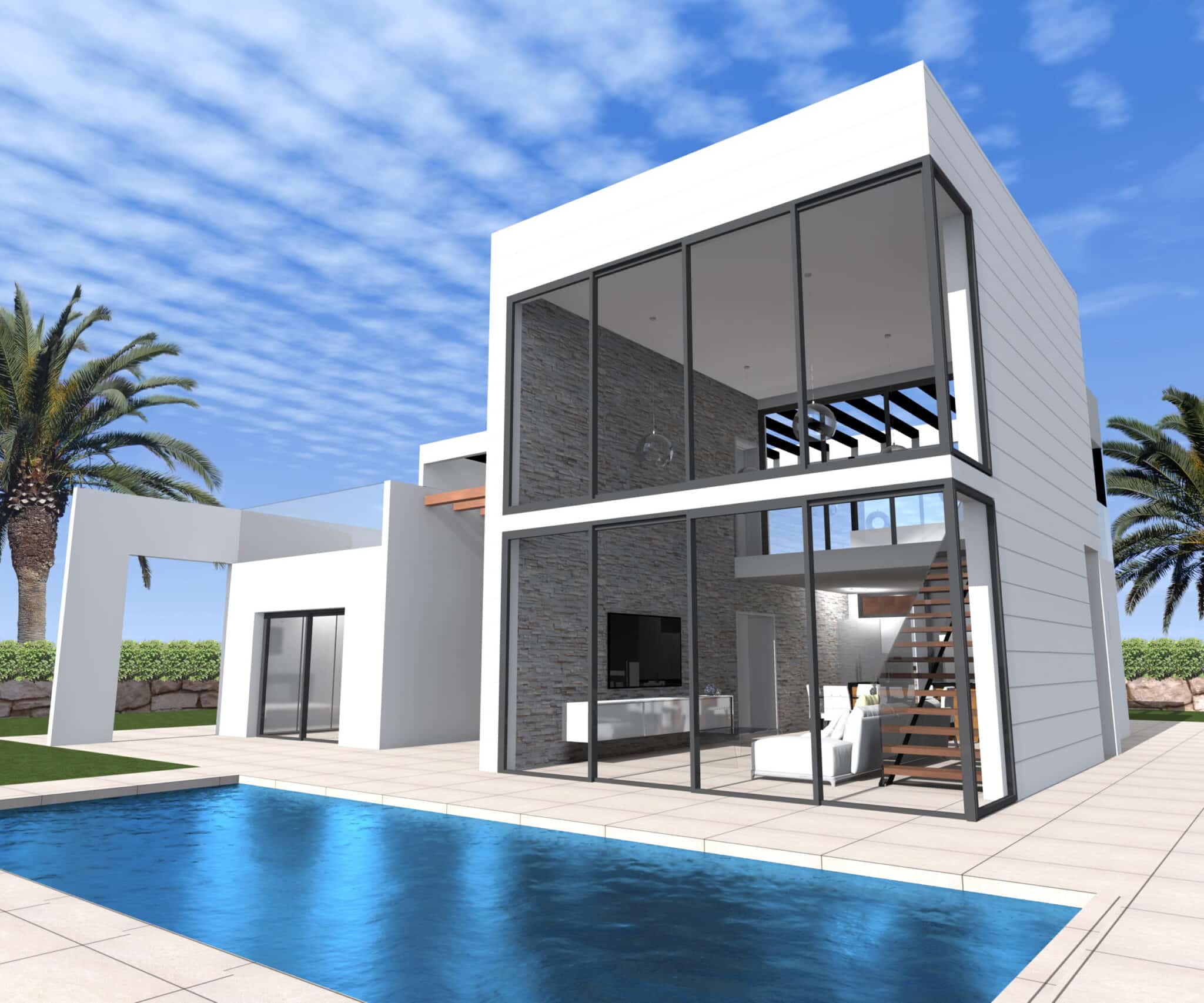 Nieuwbouw Villa Verkocht in Finestrat in Spanje, gelegen aan de Costa Blanca-Noord