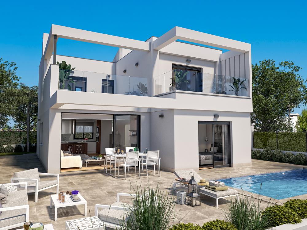Nieuwbouw Villa Verkocht in Roda in Spanje, gelegen aan de Costa Cálida