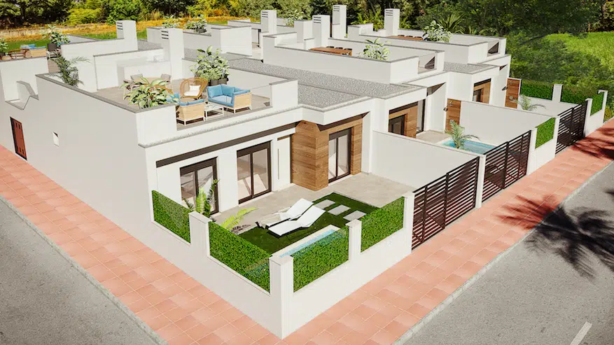 Nieuwbouw Huis Te koop in Dolores de Pacheco in Spanje, gelegen aan de Costa Cálida