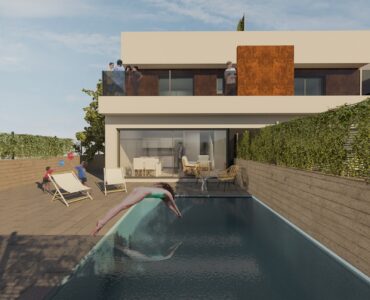 Nieuwbouw woning met zwembad in Santiago De La Ribera in Spanje, gelegen aan de Costa Cálida