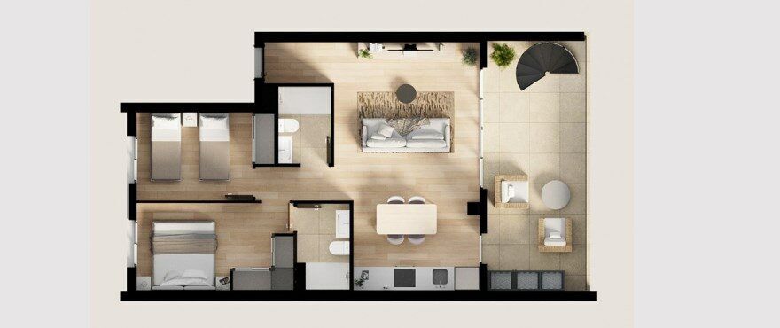 Nieuwbouw Appartement Te koop in Finestrat in Spanje, gelegen aan de Costa Blanca-Noord