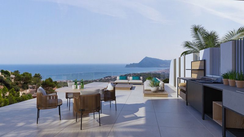 Nieuwbouw Villa Te koop in Altea Hills in Spanje, gelegen aan de Costa Blanca-Noord