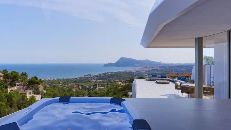 Nieuwbouw Villa Te koop in Altea Hills in Spanje, gelegen aan de Costa Blanca-Noord