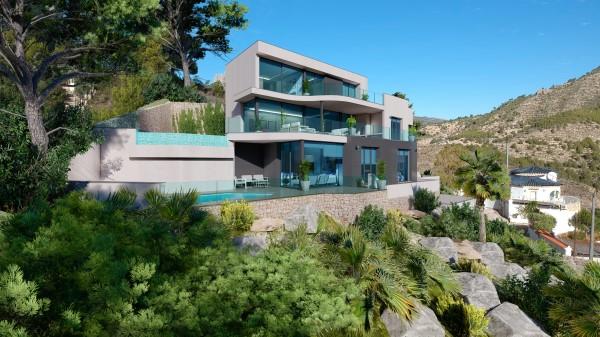 Luxe villa aan de Costa Brava met zicht op de bergen