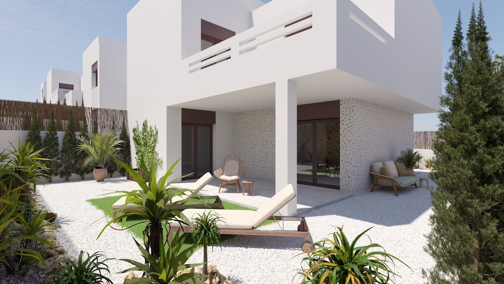 Vooraanzicht van in Villamartin in Spanje, gelegen aan de  Costa Blanca-Zuid