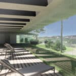 Terras van nieuwbouw appartement in Sotogrande (11310) in Spanje, gelegen aan de  Costa del Sol-West
