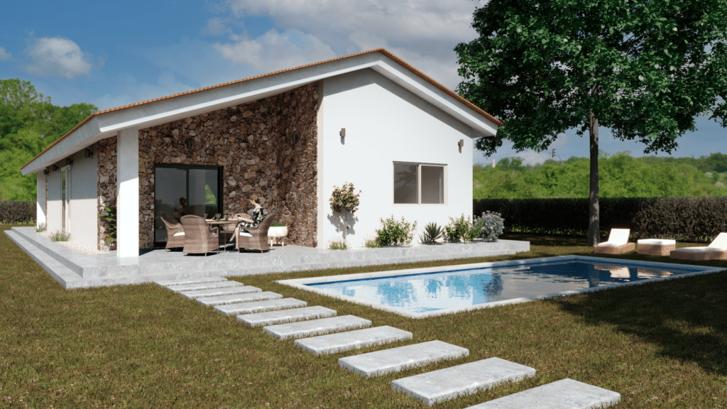 Nieuwbouw Villa Te koop in San Juan De Los Terreros in Spanje, gelegen aan de Costa de Almería
