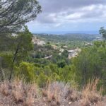 Panoramisch zicht van bouwgrond in Altea in Spanje, gelegen aan de  Costa Blanca-Noord