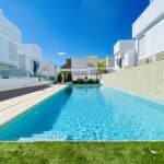 Gemeenschappelijk zwembad van in Pilar De La Horadada in Spanje, gelegen aan de  Costa Blanca-Zuid