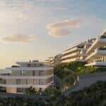 Zeezicht van in Estepona in Spanje, gelegen aan de  Costa del Sol-West
