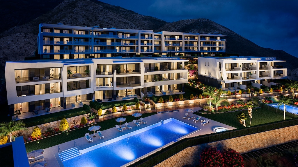 Vooraanzicht van nieuwbouw appartement in Fuengirola in Spanje, gelegen aan de  Costa del Sol-Centro