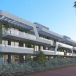Vooraanzicht van nieuwbouw appartement in La Cala De Mijas in Spanje, gelegen aan de  Costa del Sol-Centro