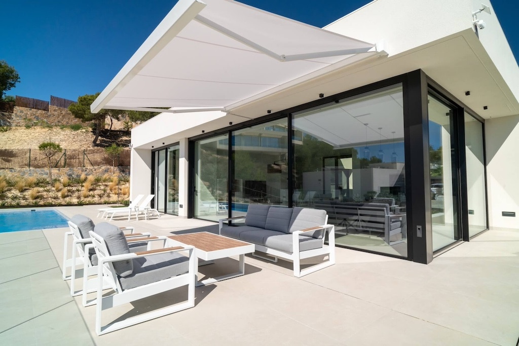 Terras van in Dehesa De Campoamor in Spanje, gelegen aan de  Costa Blanca-Zuid