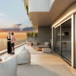 Zeezicht van nieuwbouw appartement in Aguilas in Spanje, gelegen aan de  Costa Cálida