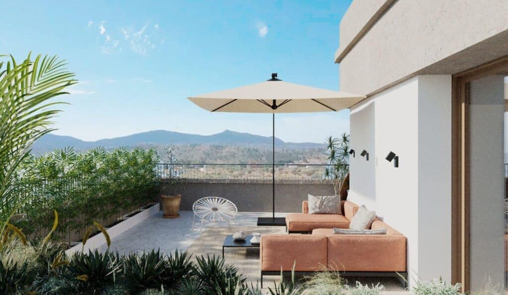 Nieuwbouw Appartement Te koop in Hondon De Las Nieves in Spanje, gelegen aan de Costa Blanca-Zuid