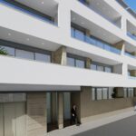 Vooraanzicht van nieuwbouw appartement in Torrevieja in Spanje, gelegen aan de  Costa Blanca-Zuid