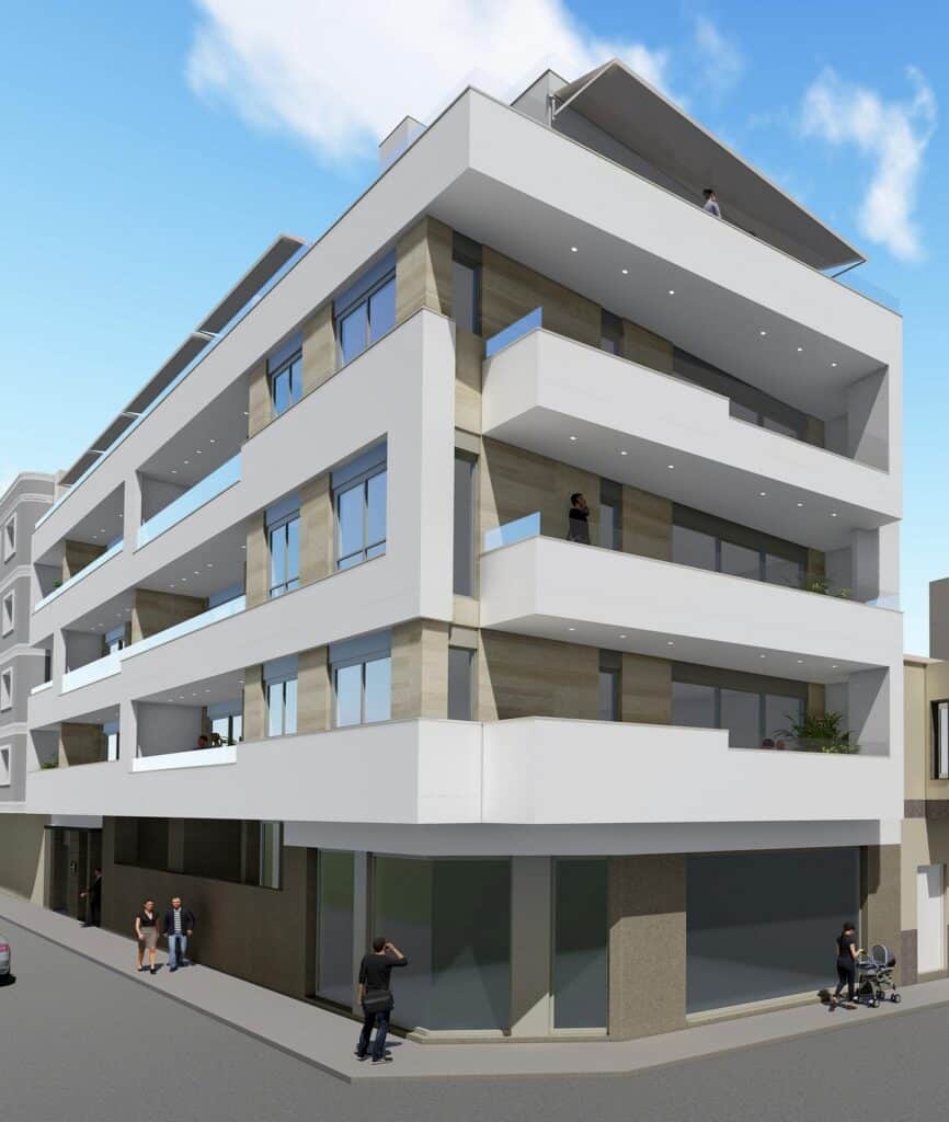 Nieuwbouw Appartement Te koop in Torrevieja in Spanje, gelegen aan de Costa Blanca-Zuid
