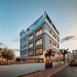 Vooraanzicht van nieuwbouw appartement in San Pedro Del Pinatar in Spanje, gelegen aan de  Costa Cálida