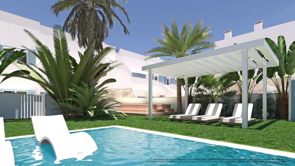Nieuwbouw Villa Te koop in Pilar De La Horadada in Spanje, gelegen aan de Costa Blanca-Zuid