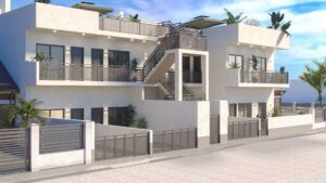 Vooraanzicht van in Hondon De Las Nieves in Spanje, gelegen aan de  Costa Blanca-Zuid