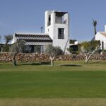 Vooraanzicht van nieuwbouw villa in Sucina in Spanje, gelegen aan de  Costa Cálida