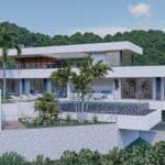 Vooraanzicht van in Benahavis in Spanje, gelegen aan de  Costa del Sol-West