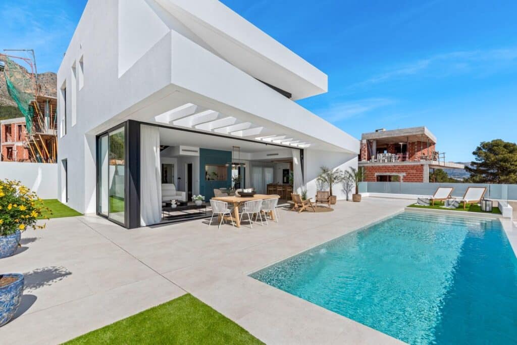 Nieuwbouw Project in Polop in Spanje, gelegen aan de Costa Blanca-Noord