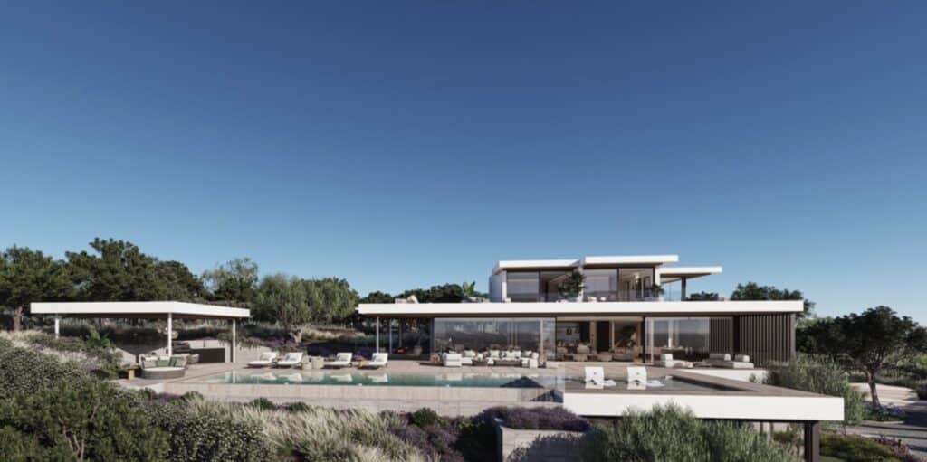 Vooraanzicht van in Sotogrande (11310) in Spanje, gelegen aan de  Costa del Sol-West