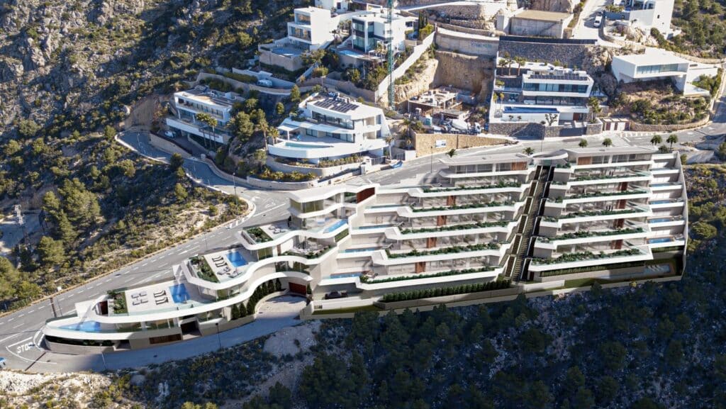 Nieuwbouw Project in Calpe in Spanje, gelegen aan de Costa Blanca-Noord