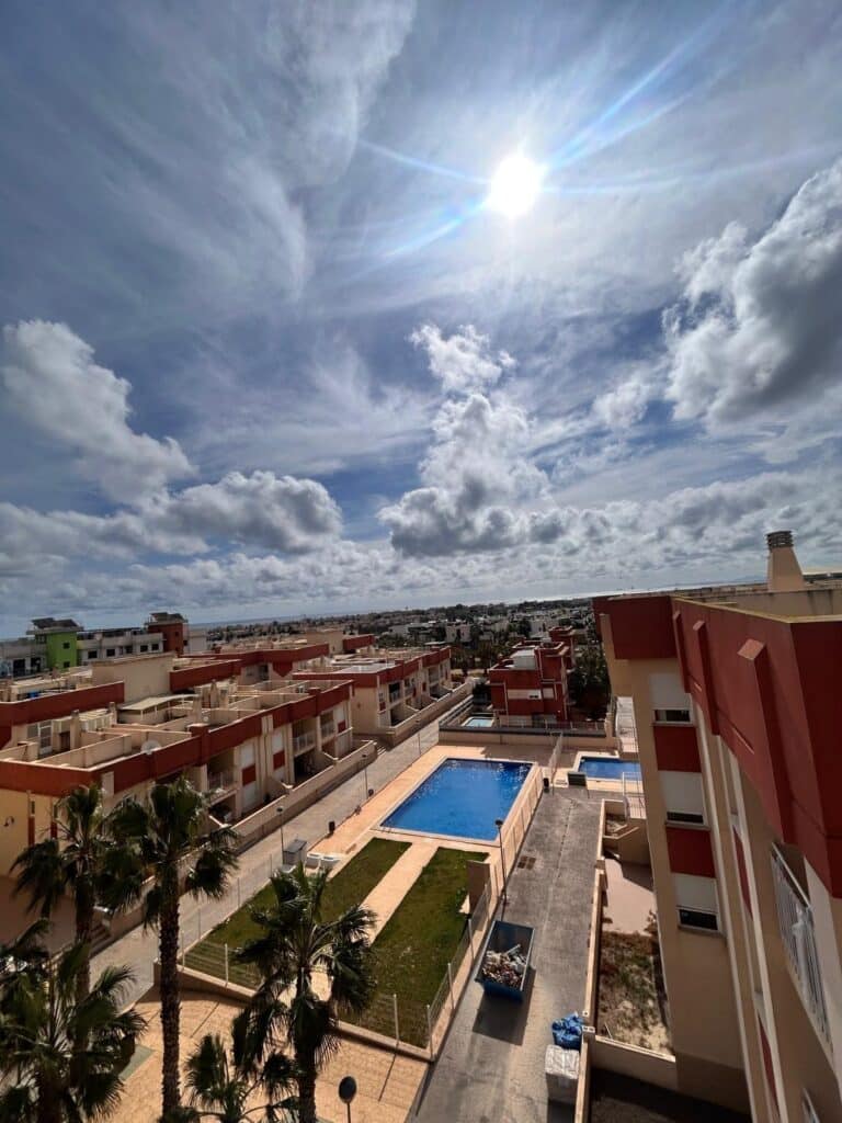 Luchtfoto van in Orihuela-Costa in Spanje, gelegen aan de  Costa Blanca-Zuid