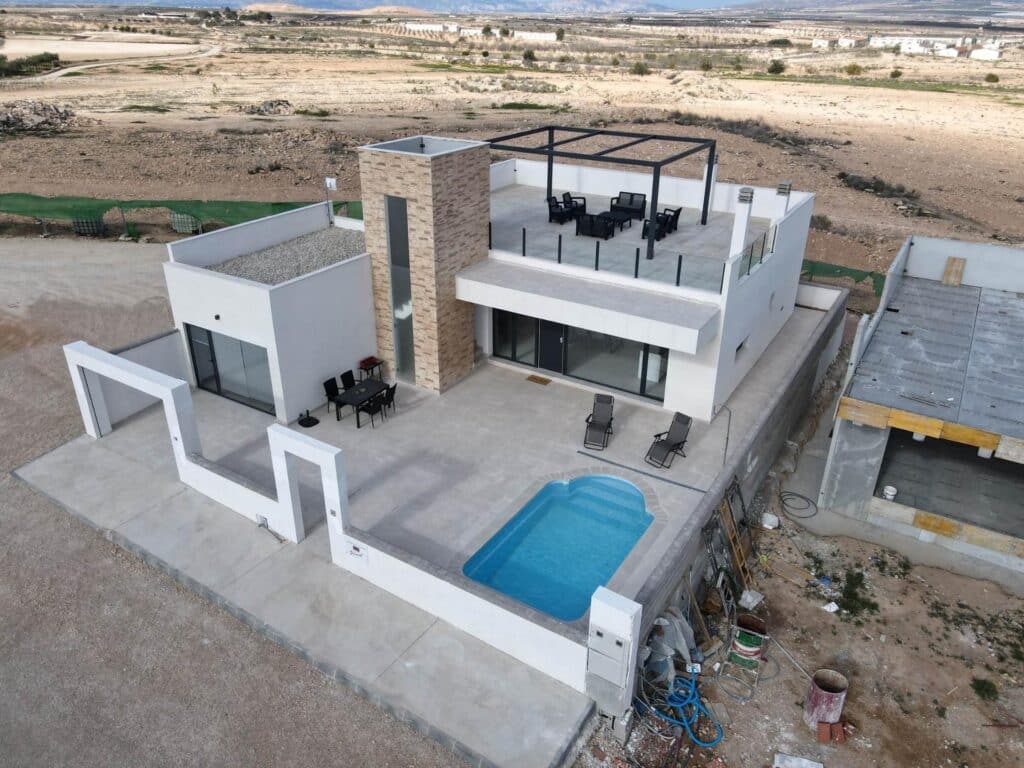 Nieuwbouw Villa Te koop in Fuente Álamo de Murcia in Spanje, gelegen aan de Costa Cálida
