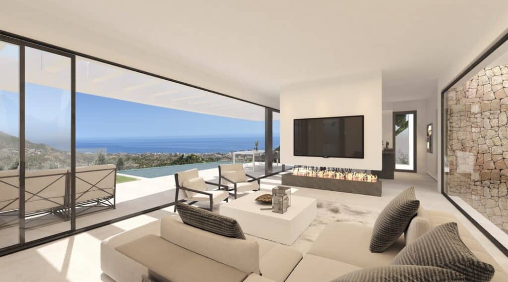 Nieuwbouw Villa Te koop in Mijas in Spanje, gelegen aan de Costa del Sol-Centro
