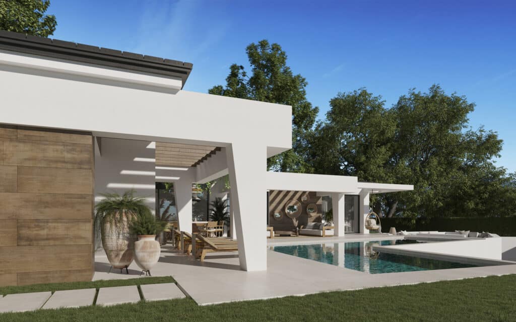 Nieuwbouw Villa Te koop in Nueva Andalucia in Spanje, gelegen aan de Costa del Sol-West